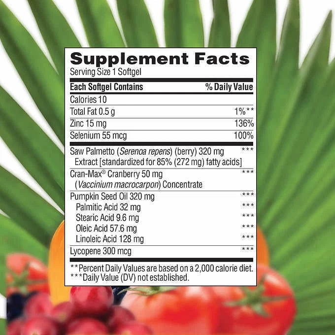 TruNature Prostate Plus Health Complex – 250 Softgels | Prostate Support | Made in USA